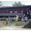 Albani met de trein